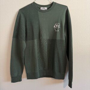 A.P.C. x Brain Dead Pony Patchwork Crewneck Pullover Sweater